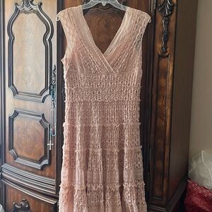 Max Studio Gold Sequin Embellished Sheath Dress